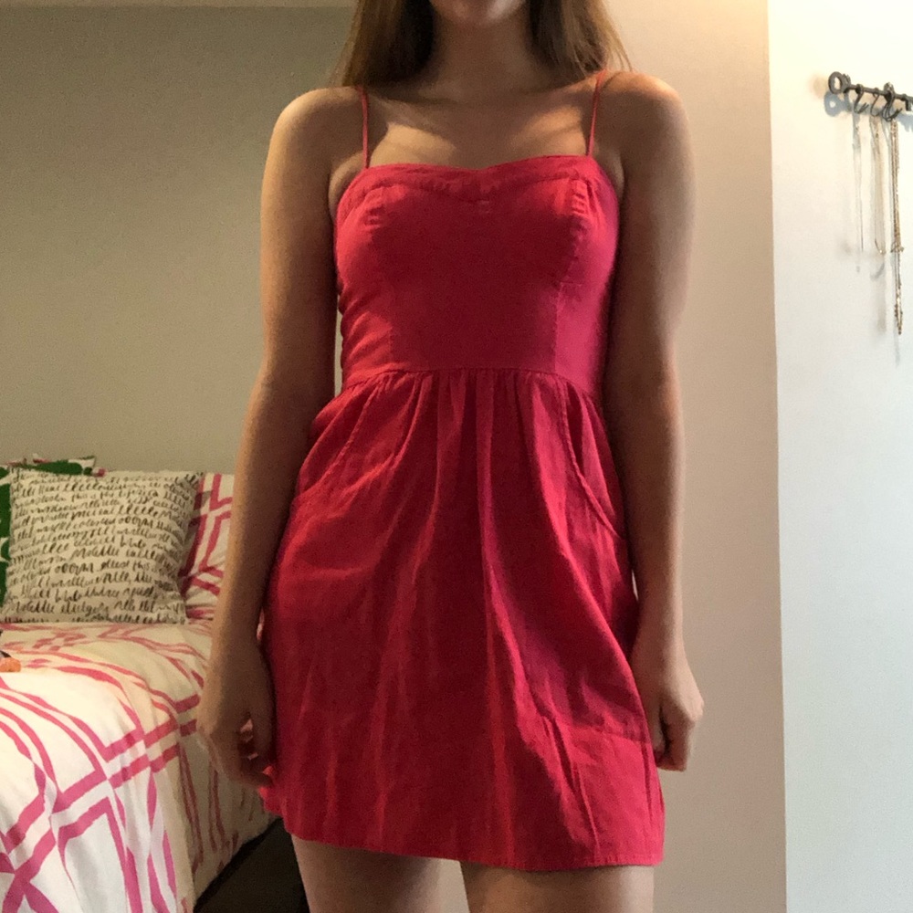 Mossimo Red Mini Dress w/ pockets